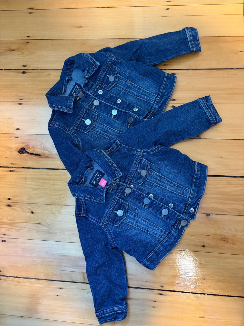 🧵Like new Denim Jacket 9-12M twin bundle Children’s Place, Classic Jean Jackets!